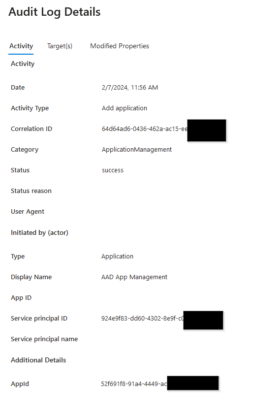 2024-02-09 09_15_48-Audit Log Details - Microsoft Entra admin center — Mozilla Firefox